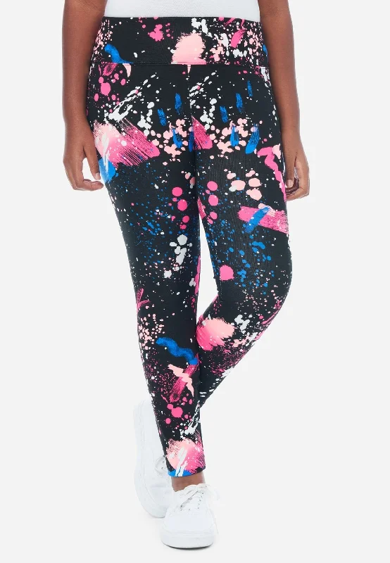 Patterned Full-Length Leggings