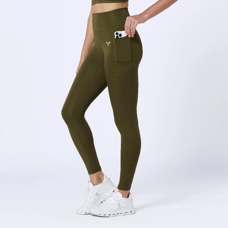 Essential ACT Leggings 27" 2.0 - Dark Olive