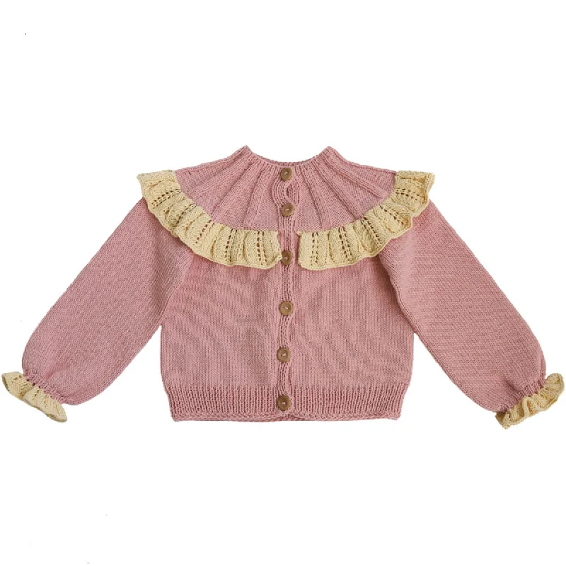 color block women cardigan with bold huesDove Cardigan in Dusty Pink by Kalinka - Last One In Stock - 2 Years