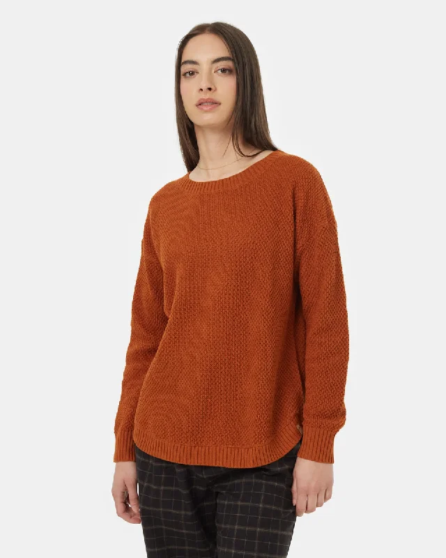 High - Low Hem Women's Cashmere - Blended SweatersHighline Drop Shoulder Sweater