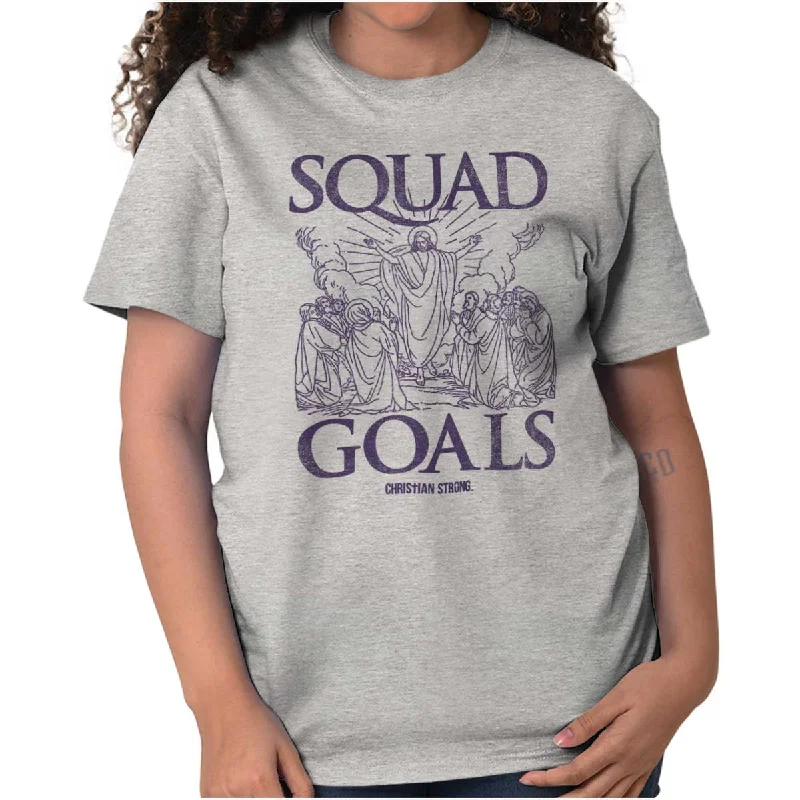 Sheer Women T Shirt for a Stylish and Alluring LookJesus Squad Goals T Shirt