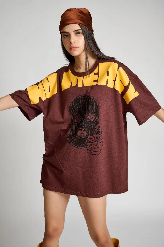 Tie - Dye Women T Shirt with a Bohemian VibeShow No Mercy Oversized T-shirt