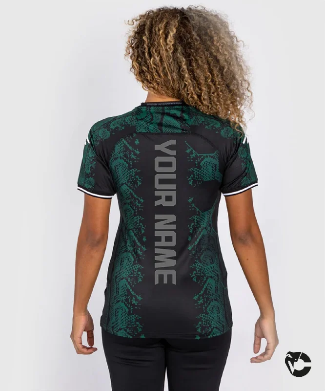 Floral Print Women T Shirt for a Feminine TouchUFC Adrenaline by Venum Personalized Authentic Fight Night Women’s Walkout Jersey - Emerald Edition - Green/Black