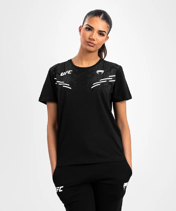 Sleeveless Women T Shirt for Summer ComfortUFC Adrenaline by Venum Replica Women’s Short-sleeve T-shirt - Black