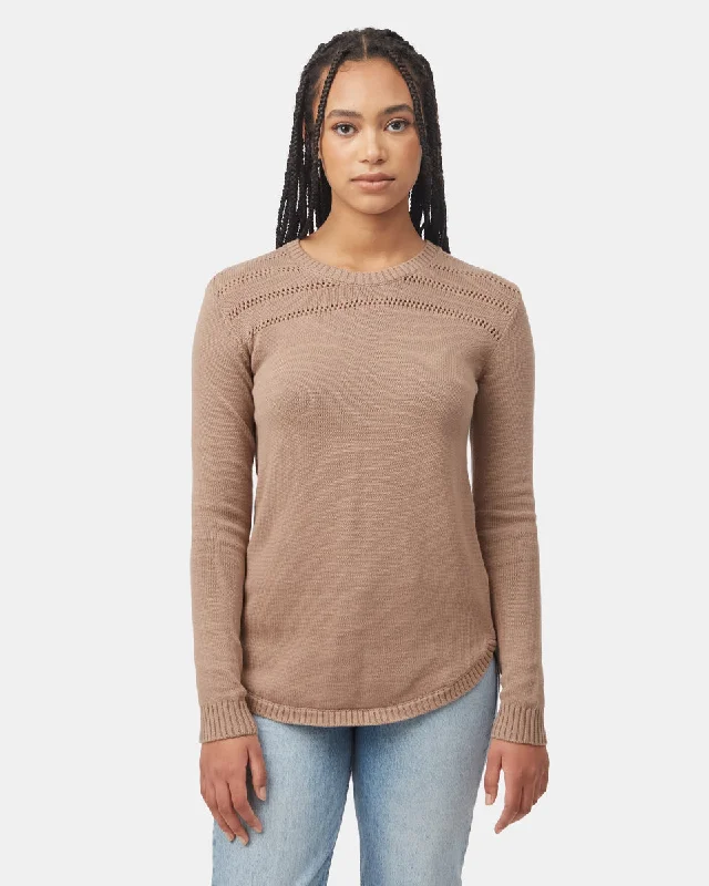 Plus Size Women's Side - Slit Sweaters in Bold SolidsForever After Sweater