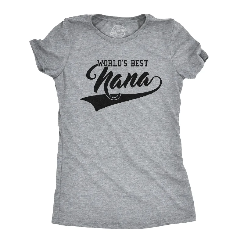 Sleeveless Women T Shirt for Summer ComfortWorld's Best Nana Women's T Shirt