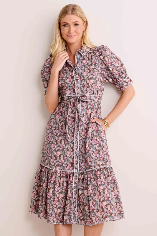 Midi dresses with gathered skirts for a full and flowing silhouetteFinley Dress