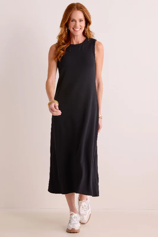 Midi dresses with denim fabric for a casual yet stylish day outBoston Dress