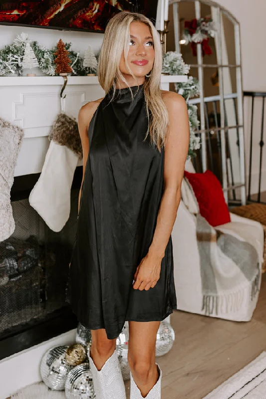 Mini dresses with cut - out details for a trendy lookLooking Luxe Shift Dress