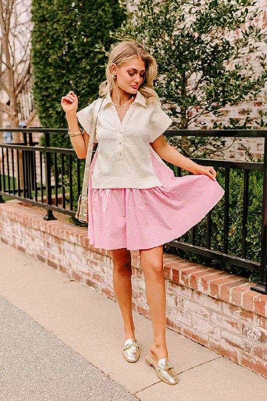 Mini dresses with pleated skirts for a classic lookSweet On You Mini Dress