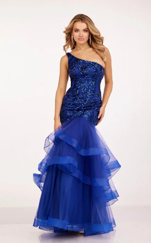 Prom dresses with illusion necklines and crystal embellishments for a formal affairCecilia Couture 1593 Dress