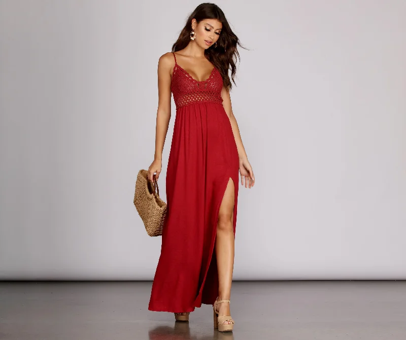 Wrap - Style Women Dress with Adjustable Fit for All Body TypesFlow With It Maxi Dress