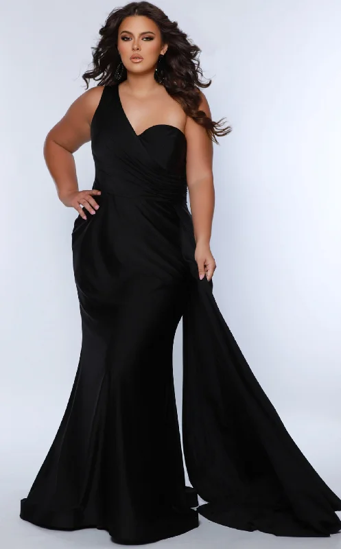 Prom dresses with metallic - colored fabrics and beaded embroidery for a glamorous promSydneys Closet SC7377 Dress