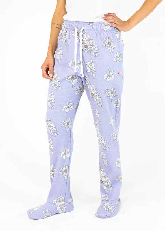 Plus Size Women's Side - Stripe Sweatpants in Navy and White for a Nautical - Inspired StyleFloral Feejays