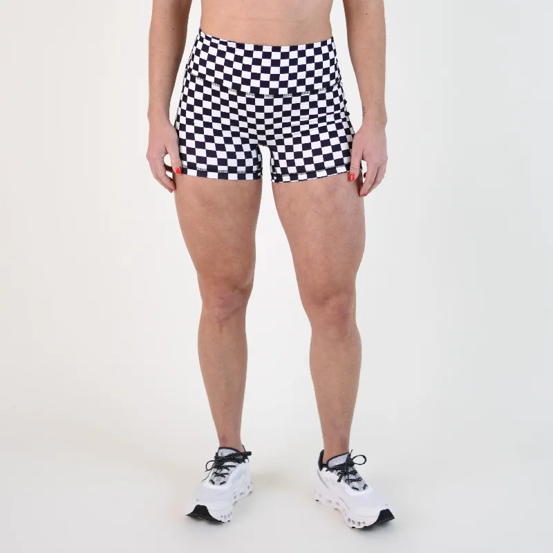 Belted Women Shorts to Enhance the WaistlineAscend Short 3.25" - No Front Seam - Higher Rise