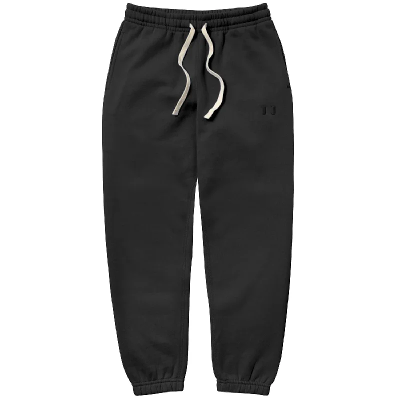 Drawstring - Waist Women's Cotton - Blend Sweatpants in White for a Casual and Comfortable Everyday LookFlag Fleece Sweatpant Black - Unisex