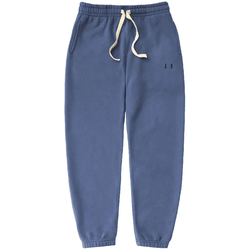 High - Waisted Women's Jogger Sweatpants in Black with Zip Pockets for a Stylish and Practical LookFlag Fleece Sweatpant French Blue - Unisex