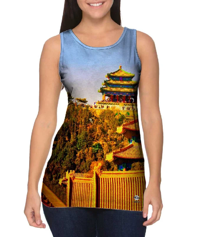 Plus Size Women's Embroidered Tank Tops in Boho StylesShrine Fuyang Reisverslag Uit Fuyang