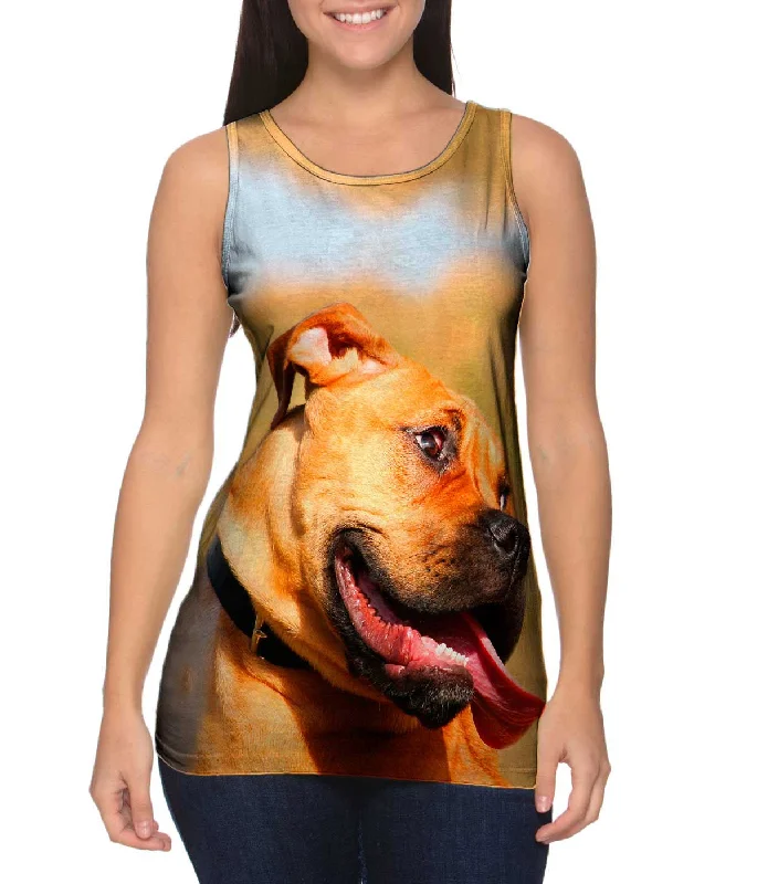 Women's Longline Tank Tops with Abstract PrintsShy Boxer