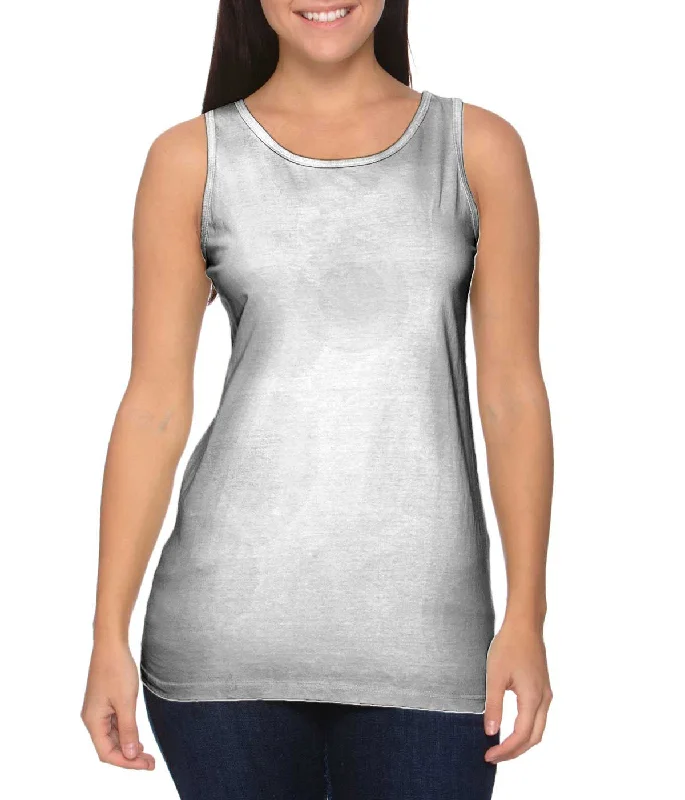 Women's Longline Tank Tops with Abstract PrintsSleepy Hippo