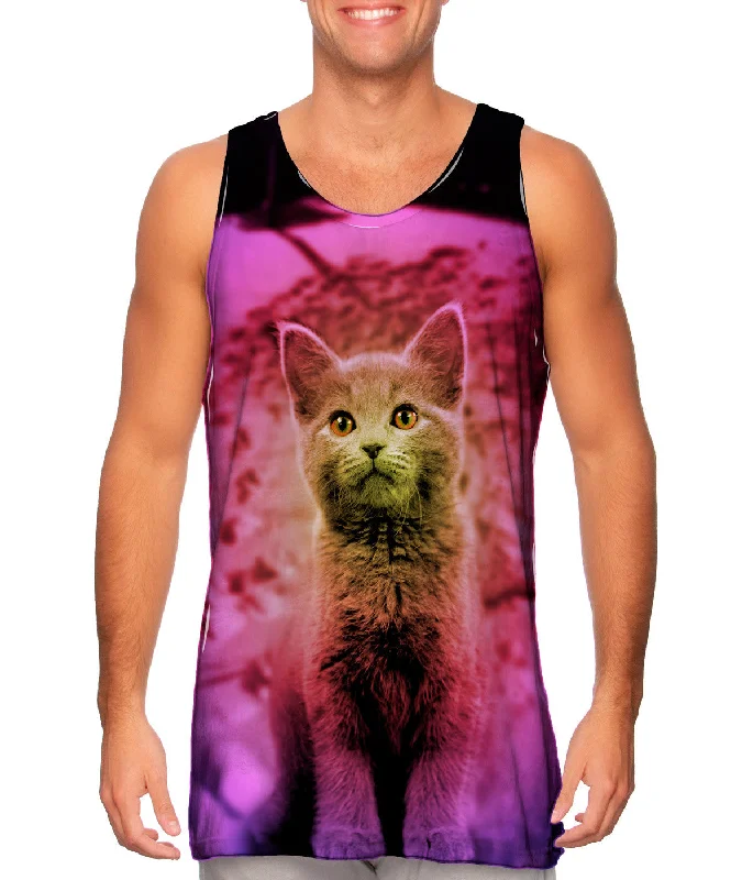 V - Neck Women's Moisture - Wicking Tank Tops for RunningSnow Track Kitten