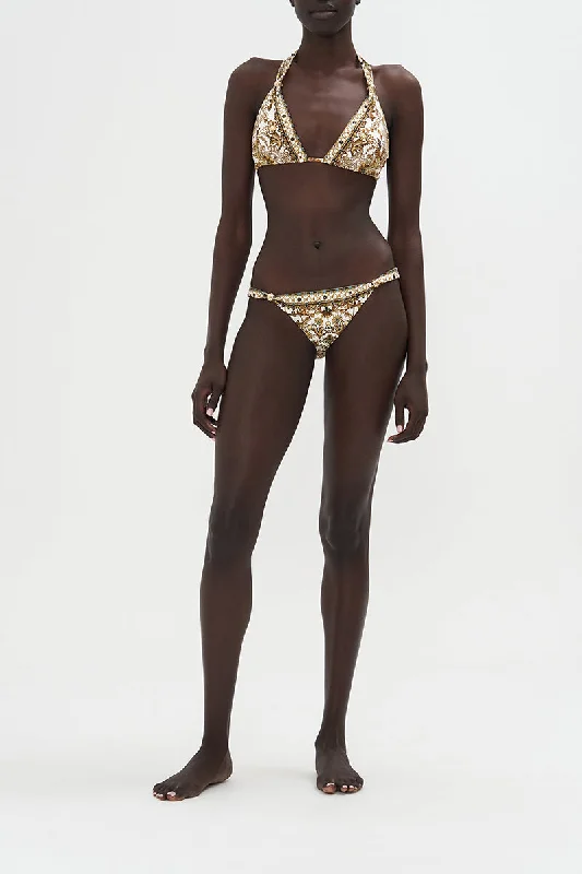 High - waisted bikini for a retro and tummy - flattering lookRoad To Richesse Ball Bikini