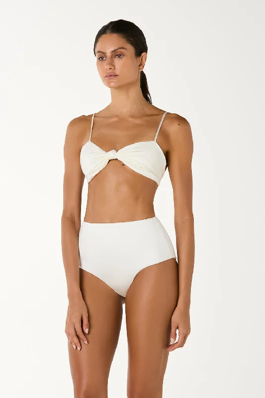 Neon - colored bikini to stand out on the beachDisco Duo Blanco Gia Top