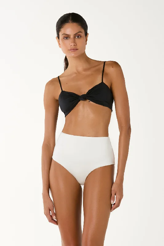 Metallic - finish bikini for a glamorous and eye - catching poolside lookDisco Duo Gia Top